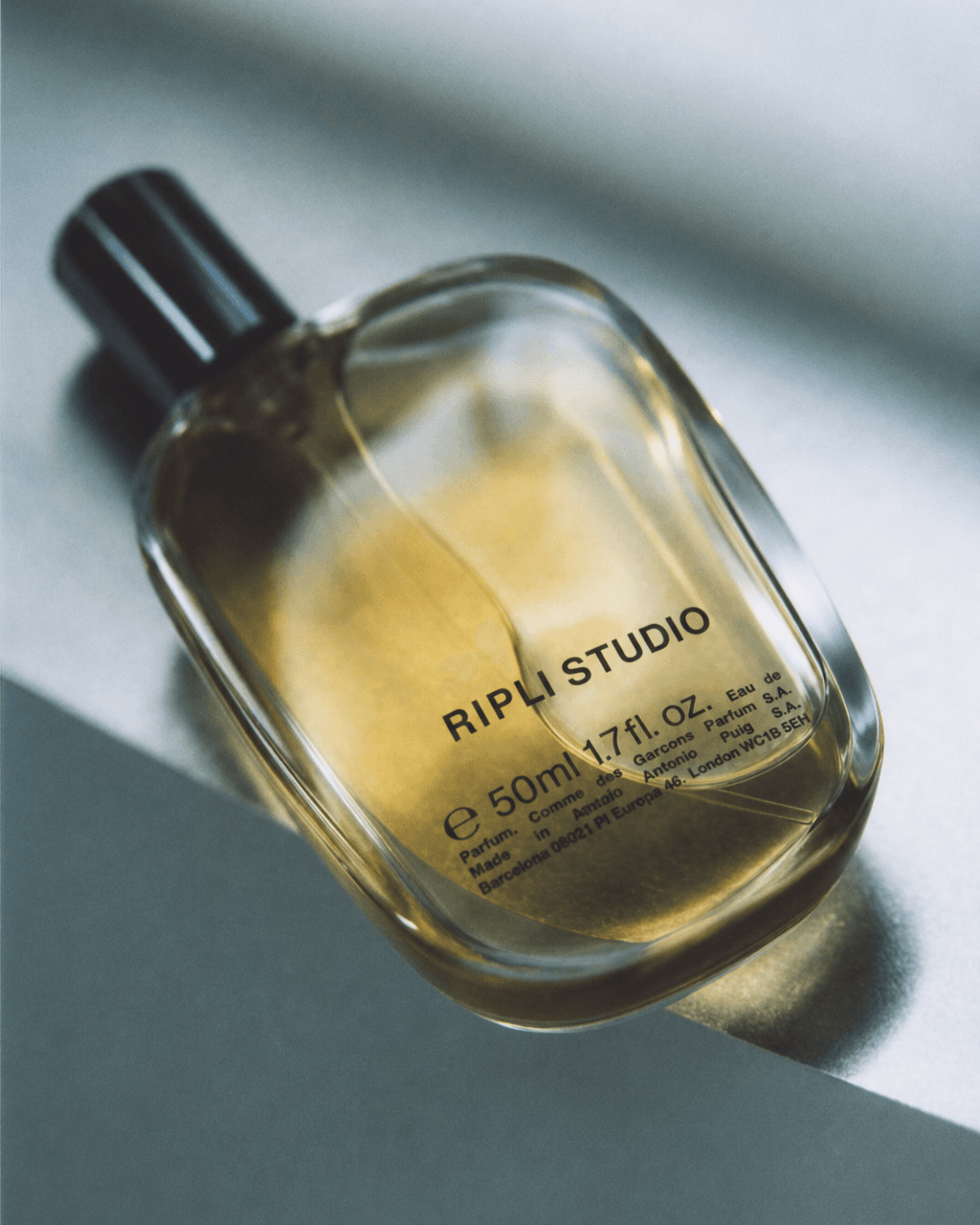 Beauty — Ripli Studio perfume photographed in cool directional light