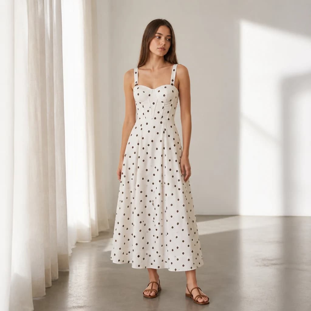 Product fashion image on a clean minimal background for background variation